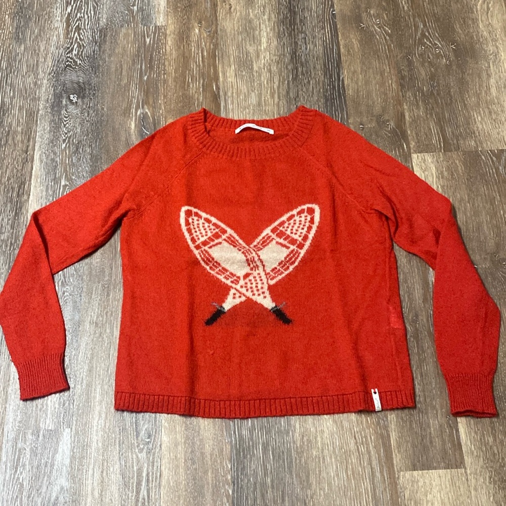 Woolrich snow shoe sweater